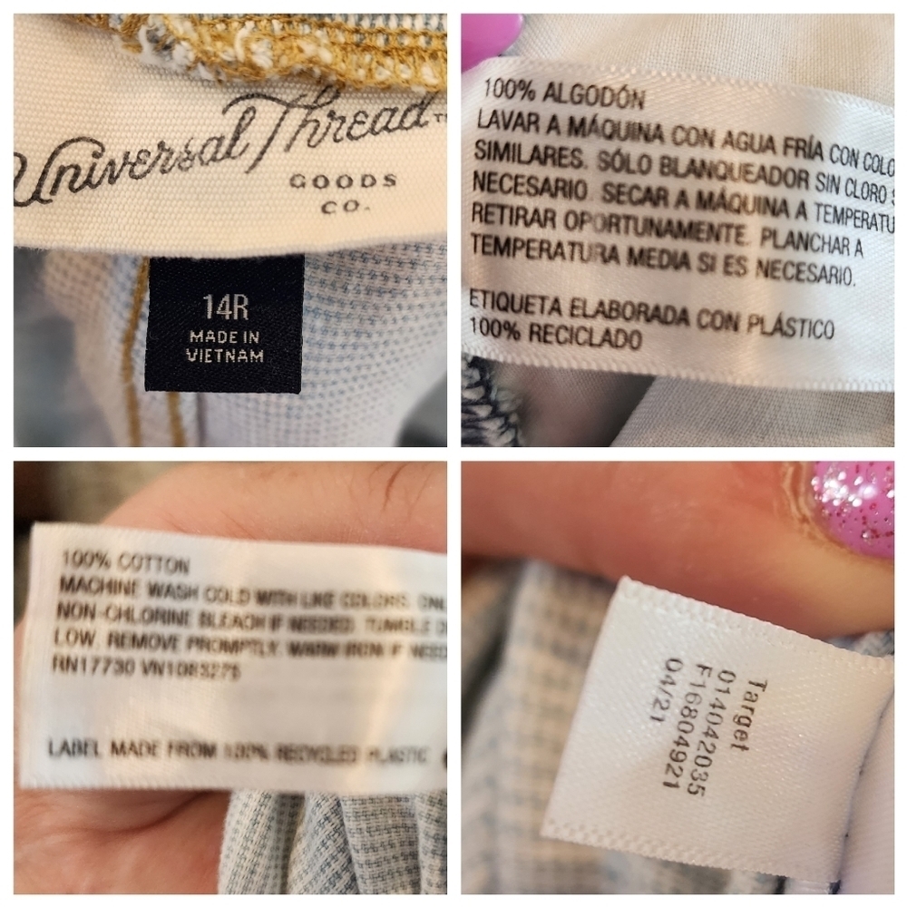 Nwt Universal Thread Wideled Drawstring Light Den… - image 4